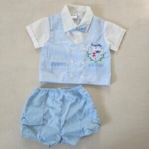 Vintage Royalty Baby Set 3-6 months